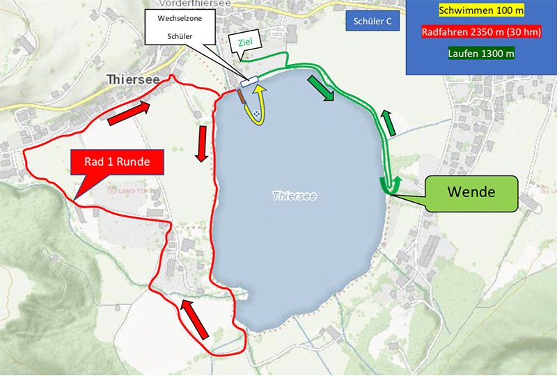 Kindertriathlon-Schueler-C Triathlon Thiersee Schüler C