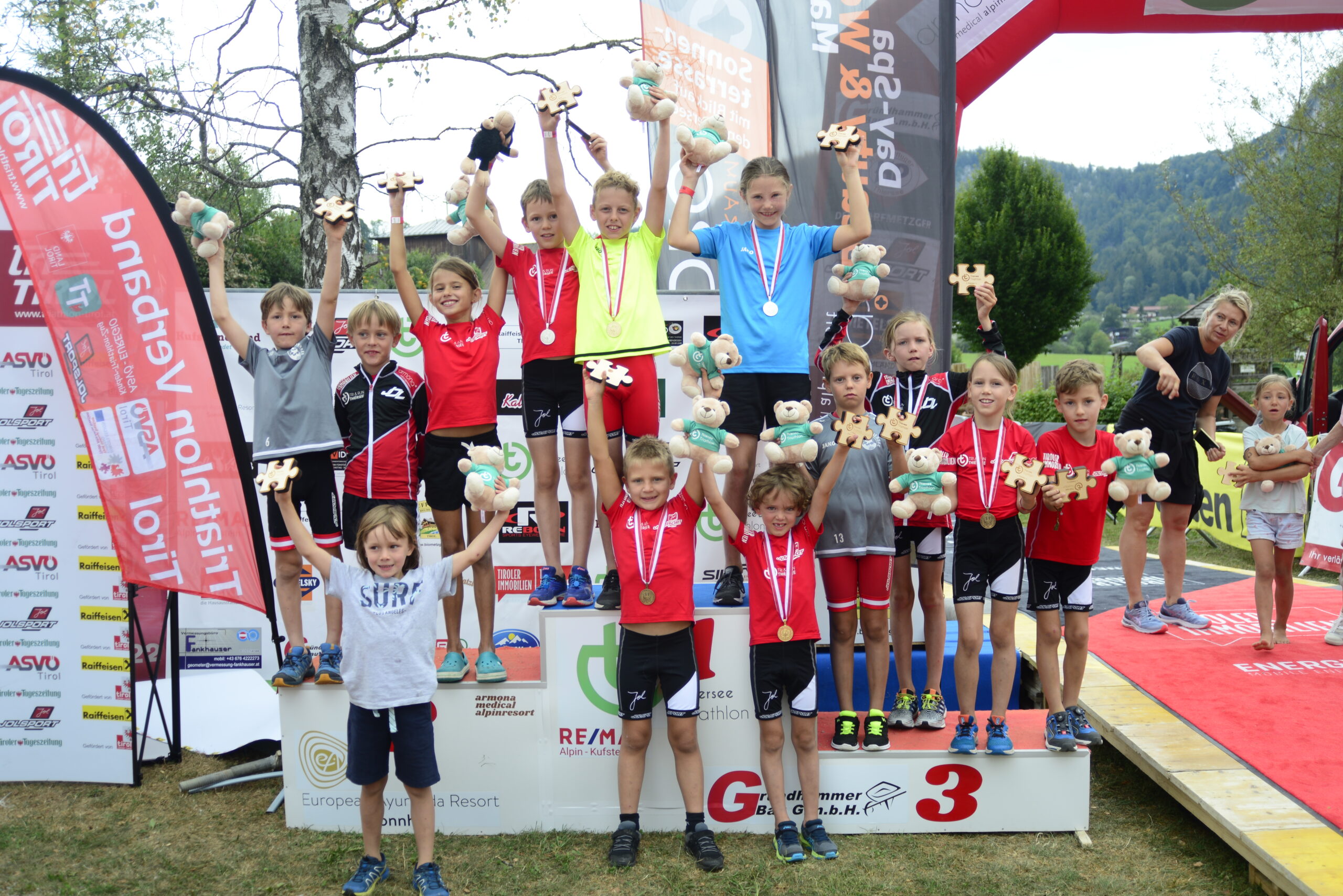 Tri Run Kinder 2022 triathlon thiersee wechselzone