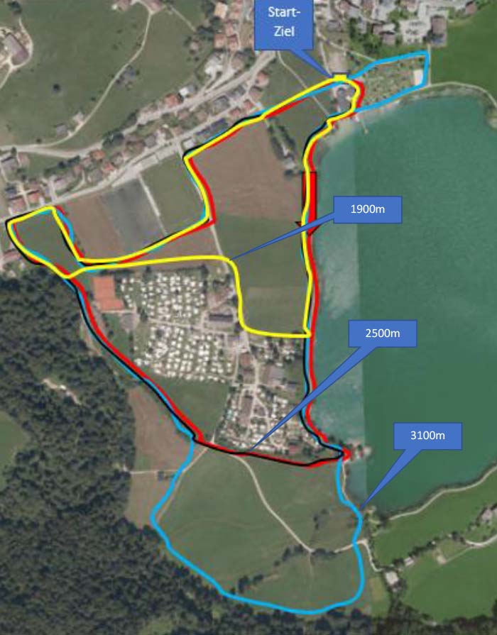 Crosslauf Tiroler Meisterschaft Start und Ziel