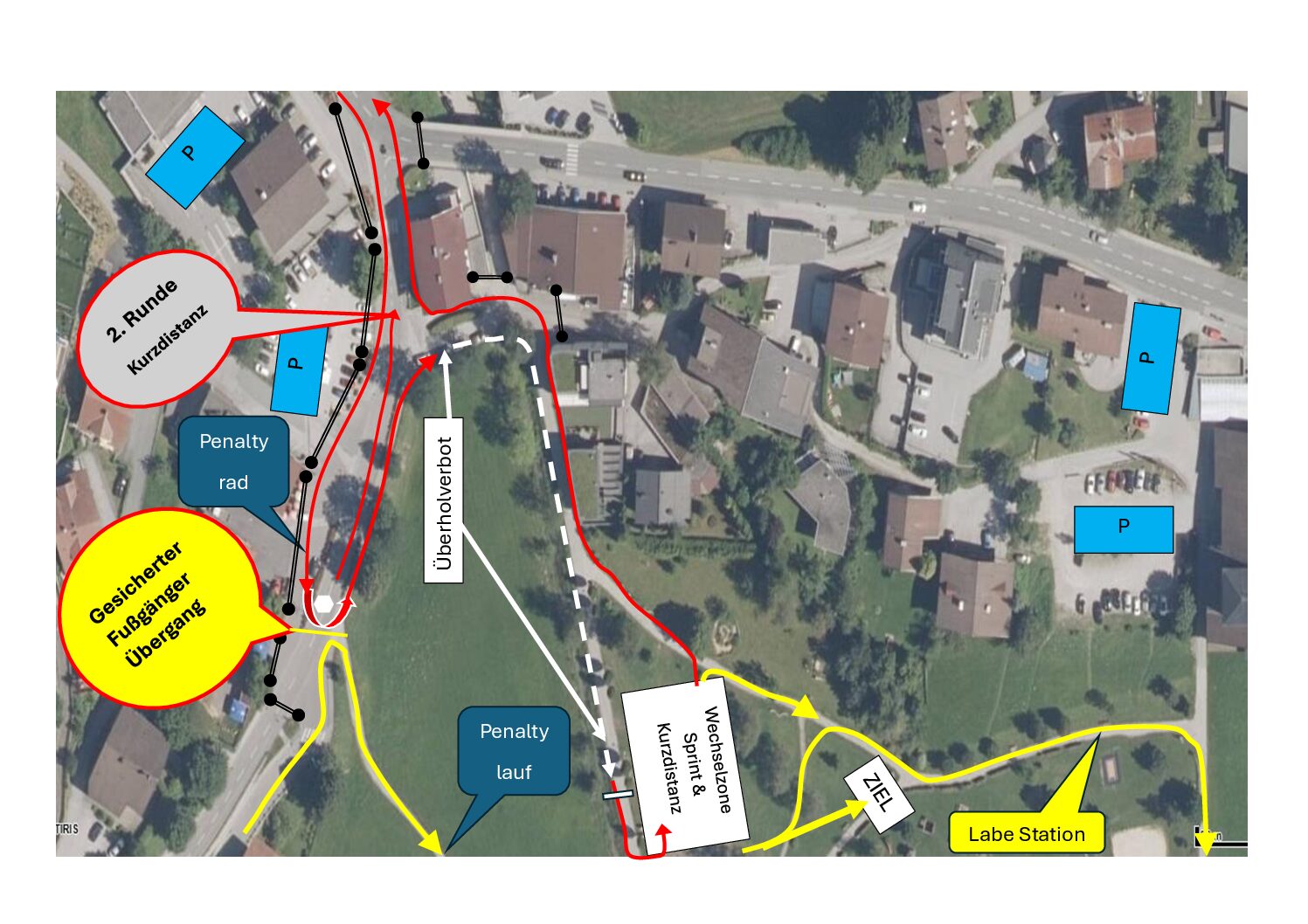 Triathlon Thiersee Radstrecke Kurzdistanz